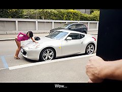 Watch Natasha Rios get wild with a stranger & cheat on her cuckold boyfriend with a hot Latina girlfriend in HD video