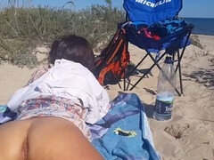 Anal, Plage, Éjaculation interne, Pieds, De plein air, Chatte, Spandex, Jouets