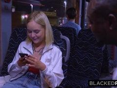 BLACKEDRAW On her way home she took a detour for some BIG BLACK COCK