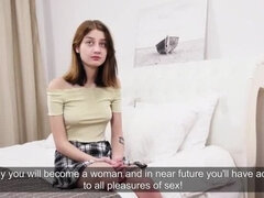 Anal, Gros seins, Brunette brune, Première fois, Hard, Petite femme, Russe, Adolescente