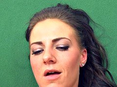 Black Dildo In Her Cunt