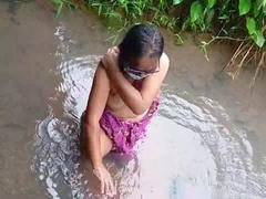 Asiático, Gorda, Al aire libre, Tailandés