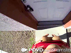 POVD blonde hoe Picked Up & Fucked After school