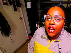 schoolteacher In torn Yoga trousers Humiliates & Fucks Her Horny Step-son -Jade J-