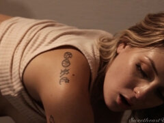 Raunchy MILF and teen lesbians emotional adult clip