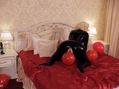 Latex, Masturbation, Piercing, Solo