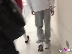 Blasen, Geschnappt, Spermaladung, Europäisch, Kompletter film, Realität, Jungendliche (18+), Titten