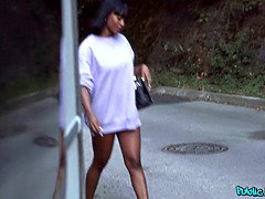 Sucer une bite, Éjaculation interne, Tir de sperme, Noir ébène, Hd, Énorme, Fille latino, Public