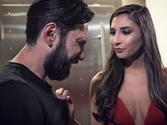 Arsch, Schlafzimmer, Grosser schwanz, Hundestellung, Freundin, Handjob, Jungendliche (18+), Titten