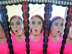 Schlafzimmer, Blondine, Blasen, Freund, Hundestellung, Behaart, Jungendliche (18+), Titten