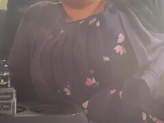 Leie, Blondine, Frau, Fetisch, Brille, Milf, Abendanzug, Solo
