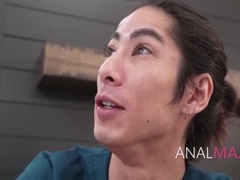 アナル, お尻, 医者, 試験, 淫乱熟女, 禁句