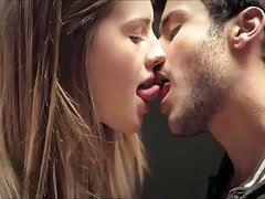 Sexy tongue kiss
