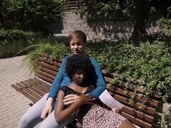 Belleza, Negro, Engañando, Europeo, Novia, Hd, Interracial, Pov