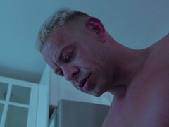 Blonde, Blowjob, Brunette, Dick, Kitchen, Licking, Milf, Titjob