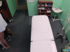 Hot Czech patient craves hard cock