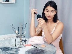 Любители, Жопа, Брюнетки, Пальцем, Мастурбация, Стриптизерша, Молоденькие, Сиськи