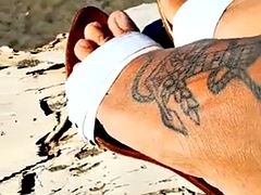 Culo, Playa, Bikini, Pies, Fetiche, Lencería, Al aire libre, Zapatos
