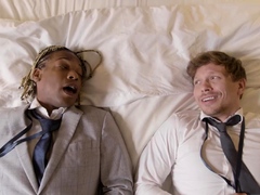 デカチン, フェラチオ, 茶髪の, バック, Hd, 異人種間