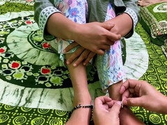 18, 素人, 叔母, カップル, イく瞬間, 自家製, インド人, なめる