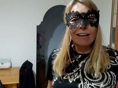 Blasen, Sperma im mund, Spermaladung, Masturbation, Milf, Mutti, Spanisch