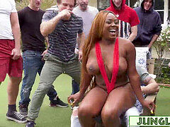 Ebony-blowjob, ebony-ass, big-facial