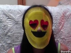 Young beauty chicks are making masks and sharing one big cock