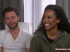 緊縛, イマラチオ, チン, 服従, 黒人, 開帳, ハードコア, 異人種間