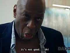 Daddy4k. wednesday addam's Big Black Cock wish finally came true