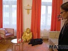 エロ熟女, 汚れた　, Hd, 母, 剃毛, 息子, 義母, ストッキング