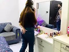 Arabisch, Asiatisch, Indisch, Latina, Mutti, Nackt, Büro, Jungendliche (18+)