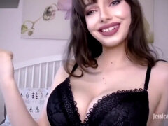 素人, デカパイ, チン, 女, 下着, 天然, オッパイの, ウェブカメラ