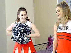 Pompom meid, Jonge meid, Universiteit, Klein, Tiener, Onder de rok