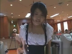Mellow Japanese lady in group sex porn video