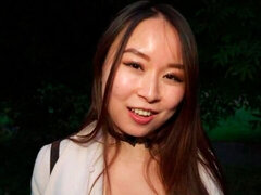 Enthousiasteling, Aziatisch, Pijpbeurt, Hondjeshouding, Masturbatie, Geld, Geschoren, Mager