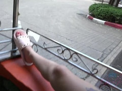 Anal, Cul, Blonde, Branlette thaïlandaise, Petite amie, Huilée, Orgasme, Chatte
