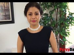 Cul, Sucer une bite, Brunette brune, Papa, Robe, Hard, Hd, Pov