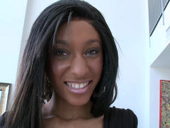 Noire, Sucer une bite, Queue, Branlette thaïlandaise, Hard, Interracial, Fille latino, Avaler