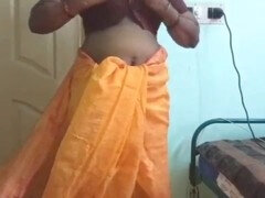 Authentic Indian wife masturbates for man's pleasure