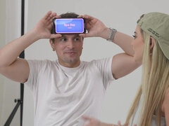 Hairy busty blonde girlfriend babe Blake Blossom Connections - erotic couple hardcore with cumshot