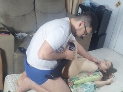 18 ans, Amateur, Collège université, Couple, Papa, Lunettes, Fait maison, Chaussettes