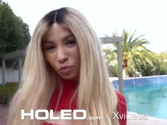 Anal, Blonde, Sucer une bite, Éjaculation interne, Queue, En levrette, Hard, Nénés