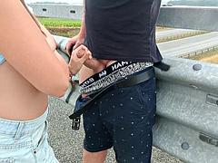 Blasen, Schmuddelige sprache, Flashen, Hardcore, Hd, Im freien, Polisch, Öffentlich