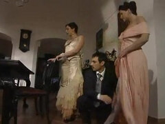 Beauté, Classique, Mignonne, Gorge profonde, Queue, 2 femmes 1 homme, Italienne, Mamelons