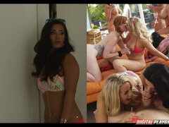 アナル, 舐める尻, ブロンド, ボンデージ, イく瞬間, なめる, ハメ撮り, オマンコ