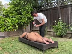 デカ尻, フェラチオ, チン, 指いじり, 異人種間, マッサージ, アウトドア, おもらし