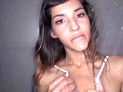 Petite Teen Kitty Carrera enjoys to deep-throat on giant Cock for FilthyPOV