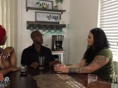 Tetas grandes, Corridas, Ébano, Interracial, Lamidas, Orgasmo, Coño, Intercambio de parejas