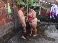 Gros seins, Nourriture, Hd, Fille latino, Maman, Espagnole, Nénés, Épouse