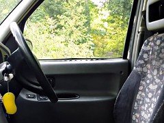 Grosse bite, Noire, Blonde, Voiture, Noir ébène, Public